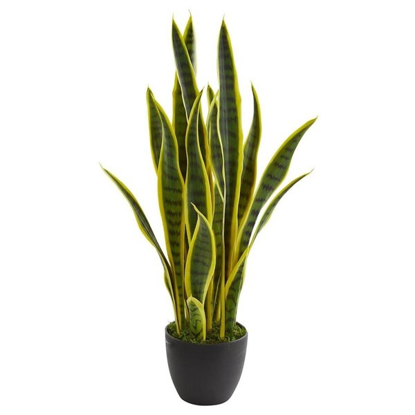 Nearly Naturals 26 in. Sansevieria Artificial Plant 6349
